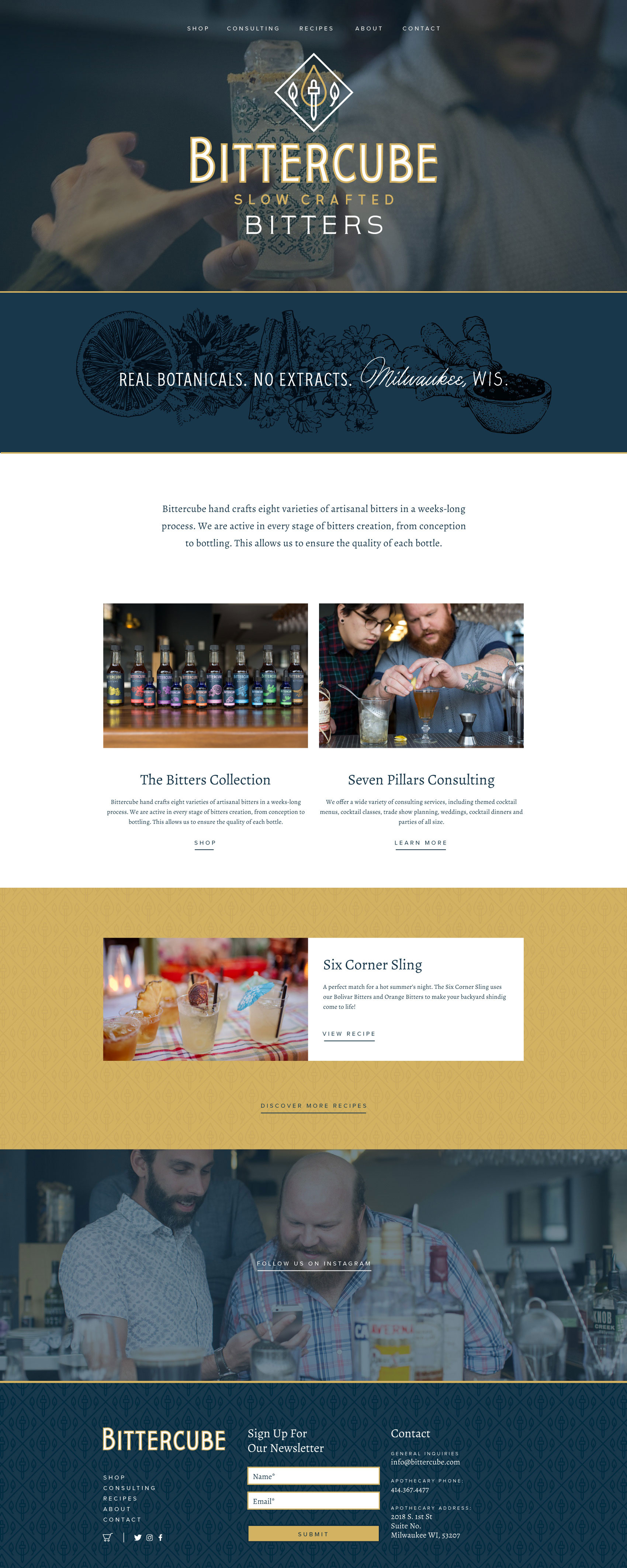 Bittercube website image